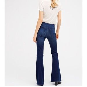FREE PEOPLE penny pull on flare jeans